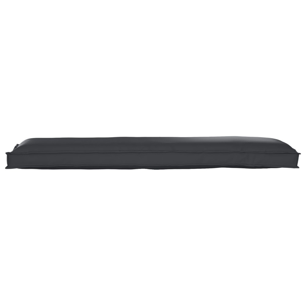 vidaXL Cumpărătorul de Palete pentru Bancă Negru 150 x 40 x 8 cm, material Oxford