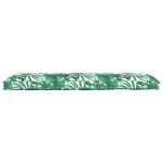 vidaXL Cuscus pentru bancă cu model de frunze, 150 x 40 x 8 cm, din țesătură Oxford. vidaXL Cuscus pentru bancă cu model de frunze, 150 x 40 x 8 cm, din țesătură Oxford.