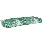 vidaXL Perne pentru paleți pentru Bancă 2 piese Model de Frunze 100x40x8 cm Material Oxford