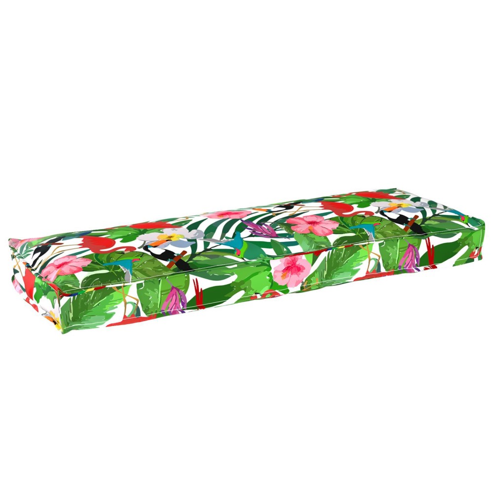vidaXL Set de perne pentru palet Floral 2 pcs Jungla tropicală
