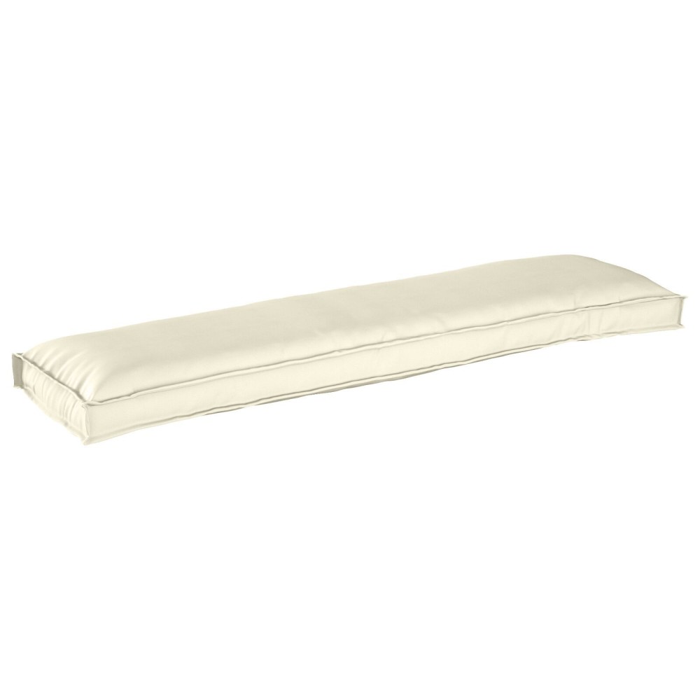 vidaXL Perne pentru Palet pentru Bancă 2 buc Crem 150x40x8 cm Țesătură Oxford
