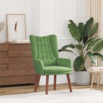 Scaun Relaxant vidaXL Verde Deschis din Catifea Scaun Relaxant vidaXL Verde Deschis din Catifea
