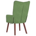 Scaun Relaxant vidaXL Verde Deschis din Catifea Scaun Relaxant vidaXL Verde Deschis din Catifea