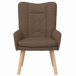 vidaXL Fotoliu de relaxare Maro 63 x 67 x 94 cm țesătură vidaXL Fotoliu de relaxare Maro 63 x 67 x 94 cm țesătură