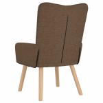 vidaXL Fotoliu de relaxare Maro 63 x 67 x 94 cm țesătură vidaXL Fotoliu de relaxare Maro 63 x 67 x 94 cm țesătură