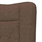 vidaXL Fotoliu de relaxare Maro 63 x 67 x 94 cm țesătură vidaXL Fotoliu de relaxare Maro 63 x 67 x 94 cm țesătură