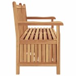 vidaXL Bancă de grădină cu șemineu cu depozitare Maro 150 x 60 x 90 cm
