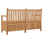 vidaXL Bancă de grădină cu șemineu cu depozitare Maro 150 x 60 x 90 cm