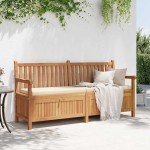 vidaXL Bancă de grădină cu șemineu cu depozitare Maro 228 x 60 x 90 cm
