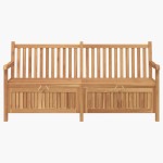 vidaXL Bancă de grădină cu șemineu cu depozitare Maro 228 x 60 x 90 cm