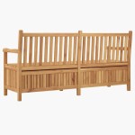 vidaXL Bancă de grădină cu șemineu cu depozitare Maro 228 x 60 x 90 cm