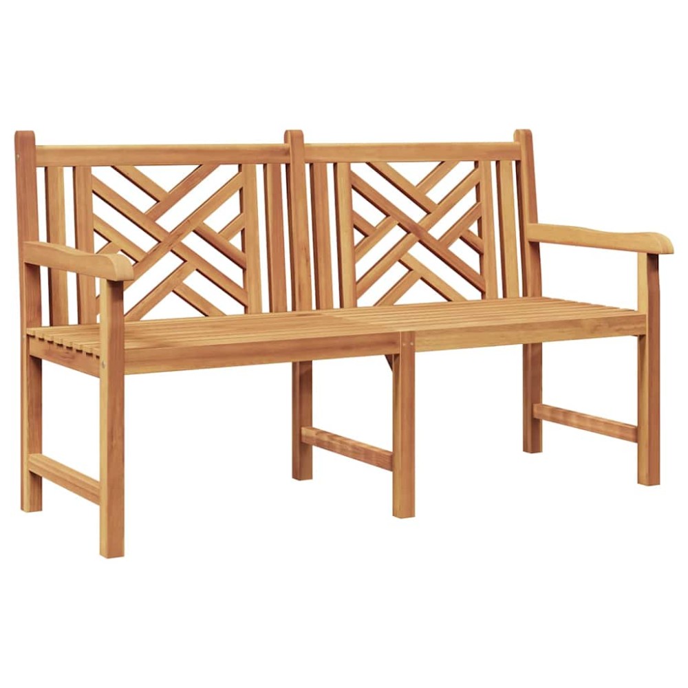 vidaXL Bancă de grădină Maro 150 x 60 x 90 cm Lemn masiv de tec