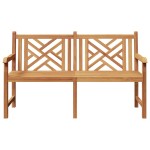 vidaXL Bancă de grădină Maro 150 x 60 x 90 cm Lemn masiv de tec
