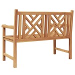 vidaXL Bancă de grădină Maro 150 x 60 x 90 cm Lemn masiv de tec