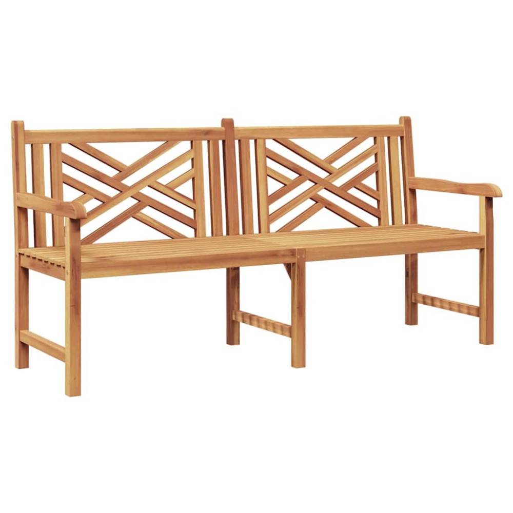 vidaXL Bancă de grădină Maro 228 x 60 x 90 cm Lemn masiv de tec