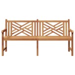vidaXL Bancă de grădină Maro 228 x 60 x 90 cm Lemn masiv de tec