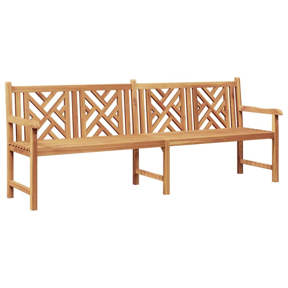 vidaXL Bancă de grădină Maro 228 x 60 x 90 cm Lemn masiv de tec