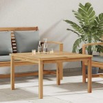 vidaXL Masă de cafea Maro 85 x 85 x 45 cm Lemn masiv de tec vidaXL Masă de cafea Maro 85 x 85 x 45 cm Lemn masiv de tec