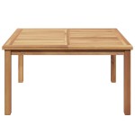 vidaXL Masă de cafea Maro 85 x 85 x 45 cm Lemn masiv de tec vidaXL Masă de cafea Maro 85 x 85 x 45 cm Lemn masiv de tec