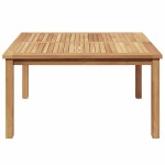 vidaXL Masă de cafea Maro 85 x 85 x 45 cm Lemn masiv de tec vidaXL Masă de cafea Maro 85 x 85 x 45 cm Lemn masiv de tec