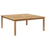 vidaXL Masă de cafea Maro 110 x 110 x 45 cm Lemn masiv de tec vidaXL Masă de cafea Maro 110 x 110 x 45 cm Lemn masiv de tec