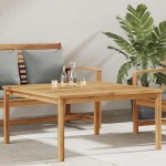 vidaXL Masă de cafea Maro 110 x 110 x 45 cm Lemn masiv de tec vidaXL Masă de cafea Maro 110 x 110 x 45 cm Lemn masiv de tec