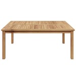 vidaXL Masă de cafea Maro 110 x 110 x 45 cm Lemn masiv de tec vidaXL Masă de cafea Maro 110 x 110 x 45 cm Lemn masiv de tec