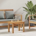 vidaXL Masă de cafea Maro 50 x 35 x 36 cm Lemn masiv de tec vidaXL Masă de cafea Maro 50 x 35 x 36 cm Lemn masiv de tec