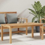vidaXL Masă de cafea Maro 110 x 55 x 45 cm Lemn masiv de tec vidaXL Masă de cafea Maro 110 x 55 x 45 cm Lemn masiv de tec
