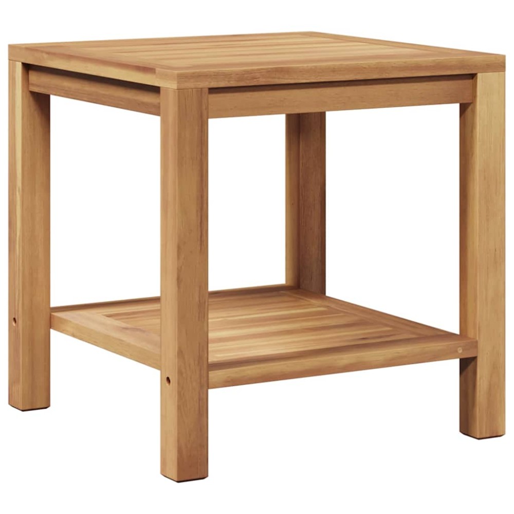 vidaXL Masă de cafea Maro 45 x 45 x 45 cm Lemn masiv de tec