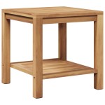 vidaXL Masă de cafea Maro 45 x 45 x 45 cm Lemn masiv de tec vidaXL Masă de cafea Maro 45 x 45 x 45 cm Lemn masiv de tec