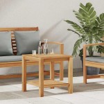 vidaXL Masă de cafea Maro 45 x 45 x 45 cm Lemn masiv de tec vidaXL Masă de cafea Maro 45 x 45 x 45 cm Lemn masiv de tec
