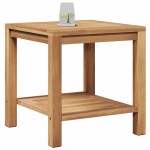 vidaXL Masă de cafea Maro 45 x 45 x 45 cm Lemn masiv de tec vidaXL Masă de cafea Maro 45 x 45 x 45 cm Lemn masiv de tec