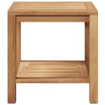 vidaXL Masă de cafea Maro 45 x 45 x 45 cm Lemn masiv de tec vidaXL Masă de cafea Maro 45 x 45 x 45 cm Lemn masiv de tec