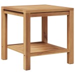 vidaXL Masă de cafea Maro 45 x 45 x 45 cm Lemn masiv de tec vidaXL Masă de cafea Maro 45 x 45 x 45 cm Lemn masiv de tec