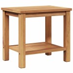 vidaXL Masă de cafea Maro 50 x 35 x 45 cm Lemn masiv de tec