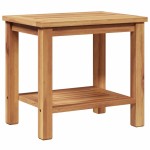 vidaXL Masă de cafea Maro 50 x 35 x 45 cm Lemn masiv de tec