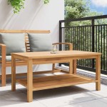 vidaXL Masă de cafea Maro 110 x 55 x 45 cm Lemn masiv de tec vidaXL Masă de cafea Maro 110 x 55 x 45 cm Lemn masiv de tec