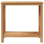 vidaXL Masă de consolă Maro 85 x 35 x 75 cm Lemn masiv de tec vidaXL Masă de consolă Maro 85 x 35 x 75 cm Lemn masiv de tec