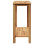 vidaXL Masă de consolă Maro 85 x 35 x 75 cm Lemn masiv de tec vidaXL Masă de consolă Maro 85 x 35 x 75 cm Lemn masiv de tec