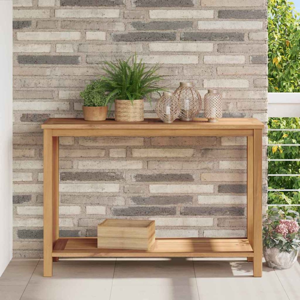 vidaXL Masă de consolă Maro 110 x 40 x 45 cm Lemn masiv de tec