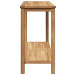 vidaXL Masă de consolă Maro 110 x 40 x 45 cm Lemn masiv de tec vidaXL Masă de consolă Maro 110 x 40 x 45 cm Lemn masiv de tec