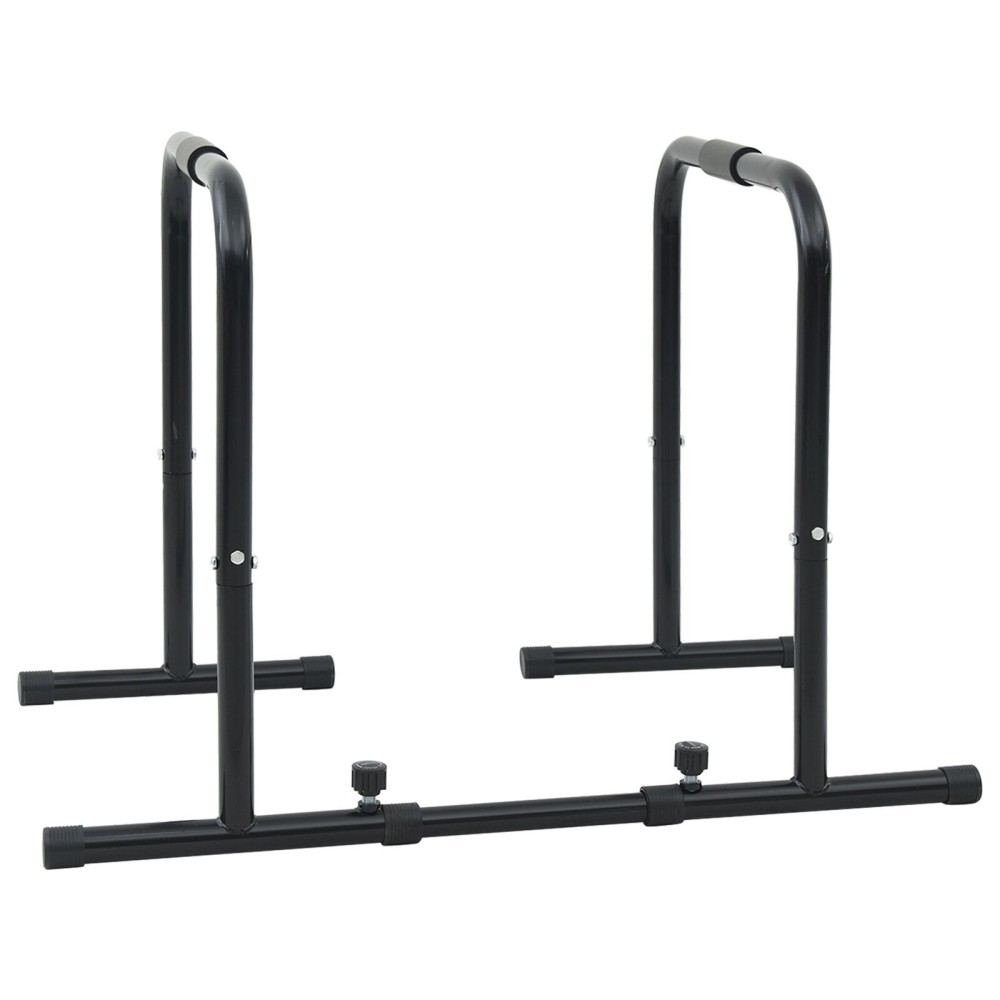 vidaXL Bară de flotări cu lungime ajustabilă, capacitate 120 kg, 96-117x67x75 cm din oțel