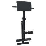 vidaXL Bancă pentru hiperextensii 120 kg pliabilă și ajustabilă din oțel vidaXL Bancă pentru hiperextensii 120 kg pliabilă și ajustabilă din oțel