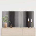 vidaXL Panouri acustice de perete 2 buc șipci 60,5x60 cm furnir stejar vidaXL Panouri acustice de perete 2 buc șipci 60,5x60 cm furnir stejar