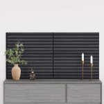 vidaXL Panouri acustice de perete 2 buc șipci 60,5x60 cm furnir stejar vidaXL Panouri acustice de perete 2 buc șipci 60,5x60 cm furnir stejar