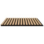 vidaXL Panouri acustice de perete 8 buc șipci 60,5x60 cm furnir stejar vidaXL Panouri acustice de perete 8 buc șipci 60,5x60 cm furnir stejar