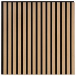 vidaXL Panouri acustice de perete 8 buc șipci 60,5x60 cm furnir stejar vidaXL Panouri acustice de perete 8 buc șipci 60,5x60 cm furnir stejar