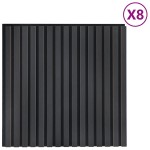 vidaXL Panouri acustice de perete 8 buc șipci 60,5x60 cm furnir stejar vidaXL Panouri acustice de perete 8 buc șipci 60,5x60 cm furnir stejar