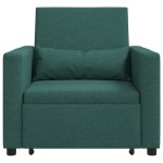 vidaXL Canapea Folie 3 în 1 Convertible Verde Închis vidaXL Canapea Folie 3 în 1 Convertible Verde Închis
